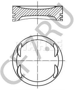 87-839200-02 FEDERAL Поршень в городе Королёв