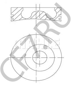 '4115P017 AOSS Поршень RG в сборе с кольцами 2 ремонт 4115P027 288-1395 02/203223 в городе Королёв