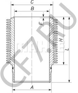 6.325.0.133.001.4 MWM INTERNATIONAL Ремонтный комплект, поршень / гильза цилиндра в городе Королёв
