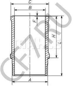 20706103 MACK Гильза цилиндра в городе Королёв