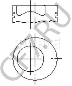 3923164 DMP Поршень (голый) (3919565, 3919930, 3802398) - 6СТ (С240) в городе Королёв
