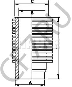 7010004022002 DETROIT DIESEL Гильза цилиндра в городе Королёв