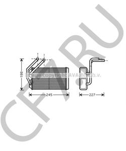 JEF000110 ROVER/AUSTIN Теплообменник, отопление салона в городе Королёв