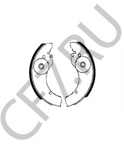 181028L AIXAM Комплект тормозных колодок в городе Королёв