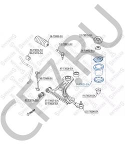 96498780 CHEVROLET Защитный колпак / пыльник, амортизатор в городе Королёв