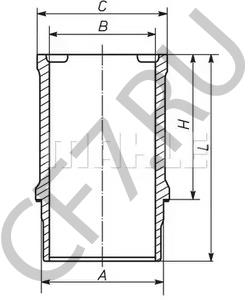 7 700 500 227 SAVIEM Гильза цилиндра в городе Королёв