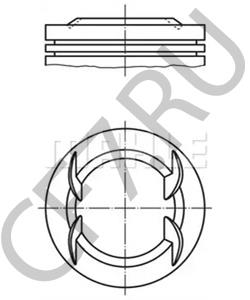 24102246 RIKEN PISTON STD SAIL 14 BLK GENERAL MOTORS в городе Королёв