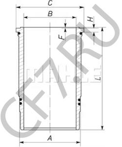 9279060 LIEBHERR Гильза цилиндра в городе Королёв