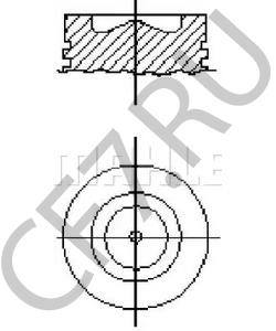 4025072 DMP Поршень {STD} (в сборе) (3972880, 4897935) - 4/6ISBe (V=3,9/5,9) в городе Королёв