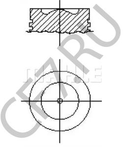 290-0017 KMP Поршень со стопорными кольцами /1W-9372/9Y-4004 () в городе Королёв