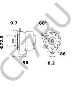 6005719368 CLAAS Генератор в городе Королёв