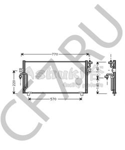 1668409 VAN HOOL Конденсатор, кондиционер в городе Королёв