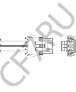 89465-69115 Dar Лямбда-зонд 4PIN, длина кабеля 310 мм. для TOYOTA LAND CRUISER FZJ80 1FZFE 92-95 №1 в городе Королёв