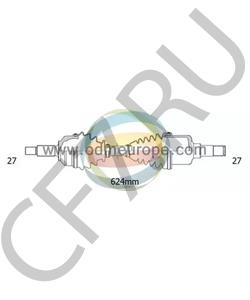 5066021AA CHEVROLET Приводной вал в городе Королёв