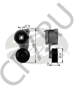 12561092 HUMMER Натяжная планка, поликлиновой ремень в городе Королёв