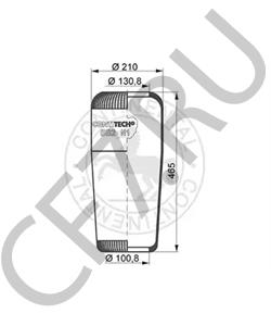D031115 MENARINI Кожух пневматической рессоры в городе Королёв