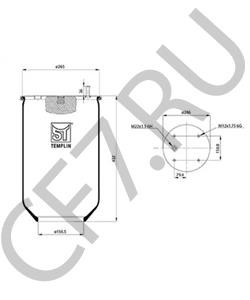 785168 S YORK Поршень, кожух пневмоподушки в городе Королёв