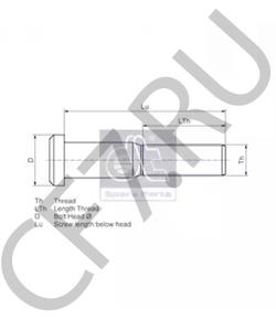 4004010671 BHARATBENZ Болт крепления колеса в городе Королёв