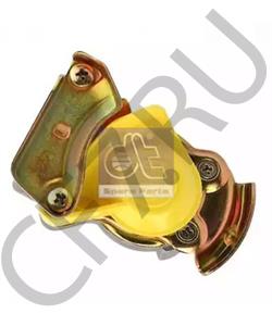460648 DT SPARE PARTS Головка соединительная с клапаном желтая M22*1.5 в городе Королёв