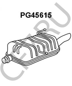 1726JA PEUGEOT (DF-PSA) Глушитель выхлопных газов конечный в городе Королёв