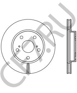 4351202220 TOYOTA (FAW) Тормозной диск в городе Королёв