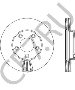 BFF43325X FORD (CHANGAN) Тормозной диск в городе Королёв