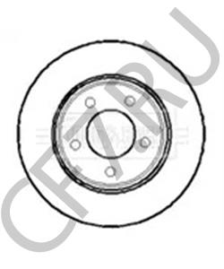 NJK2877 LDV Тормозной диск в городе Королёв