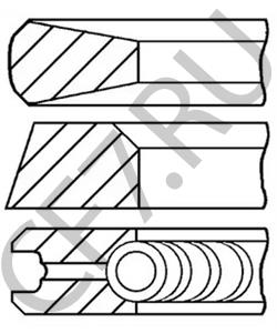 353GC2142 MACK Комплект поршневых колец в городе Королёв