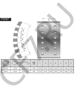 6,01201E+12 AGRALE Комплект тормозных башмаков, барабанные тормоза в городе Королёв