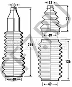 Q0004914V0020000000 SMART Пыльник, рулевое управление в городе Королёв