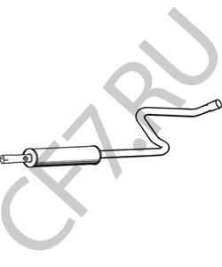 4544901401 SMART Глушитель выхлопных газов конечный в городе Королёв
