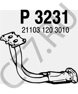 21103-120301001 Экрис Глушитель труба приемная 103 () 16 кл.без лямбда зонда в городе Королёв