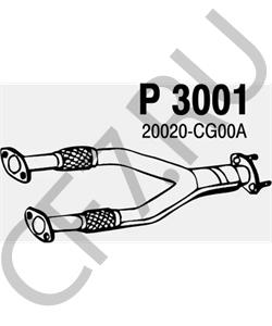 20020-CG00A INFINITI Труба выхлопного газа в городе Королёв