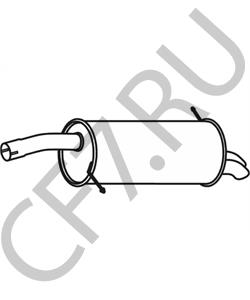 23975 BOLINDER MUNKTELL Глушитель выхлопных газов конечный в городе Королёв