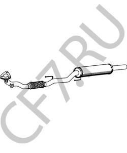 BM50199 BOLINDER MUNKTELL Предглушитель выхлопных газов в городе Королёв