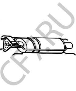BM11038H Bm Catalysts Сажевый / частичный фильтр, система выхлопа ОГ в городе Королёв