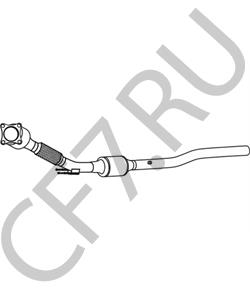 BM91735H BM Catalytic converter EURO 4 fits: AUDI A3 SEAT ALTEA, ALTEA XL, LEON, в городе Королёв