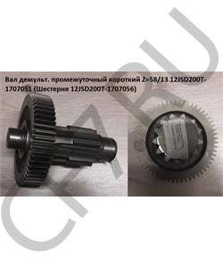 12JSD200T1707051 РФ Вал промежуточный демультипликатора (короткий) в городе Королёв