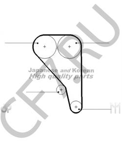 KP9901 Graf Комплект ремня ГРМ FORD FOCUS/FIESTA 1.25-1.6 01- (с помпой) в городе Королёв