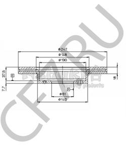 BDC4622 Qh тормозной диск в городе Королёв