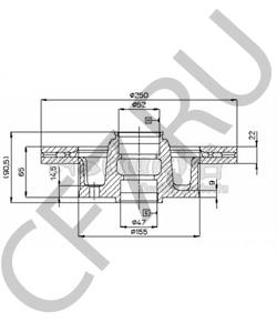 1.2630.2.4 ÖAF Тормозной диск в городе Королёв