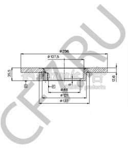 SD13195 ROVER/TRIUMPH/AUSTIN Тормозной диск в городе Королёв