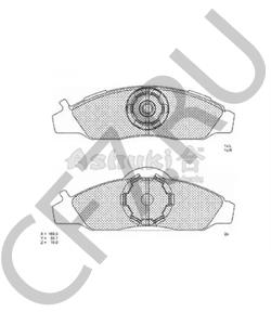 GDB3281 MULTICAR Комплект тормозных колодок, дисковый тормоз в городе Королёв