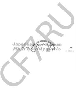 GS8248 MULTICAR Комплект тормозных колодок в городе Королёв