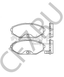 SP 440 PR ROVER/TRIUMPH/AUSTIN Комплект тормозных колодок, дисковый тормоз в городе Королёв