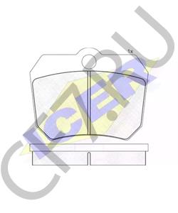2950562M91 HANOMAG Комплект тормозных колодок, дисковый тормоз в городе Королёв