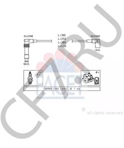 13 4759 Huco Провода высоковольтные, комплект в городе Королёв