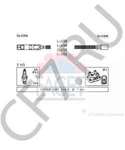 134294 Huco Высоковольт.провода ком/кт. в городе Королёв
