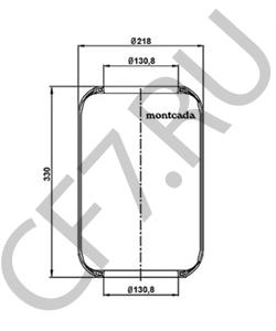 D020990 MENARINI Кожух пневматической рессоры в городе Королёв