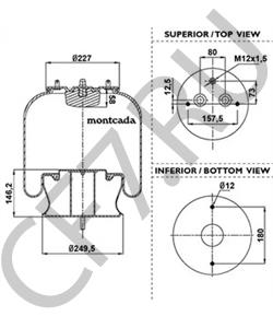 VRH200019 FAW JIEFANG Кожух пневматической рессоры в городе Королёв